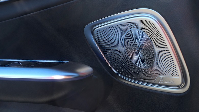 Burmester speaker grille