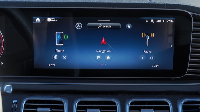 Infotainment touchscreen