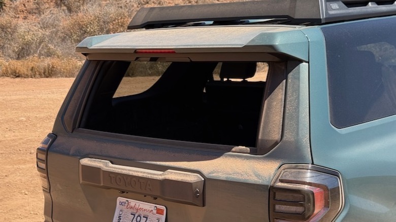 2025 Toyota 4Runner Trailhunter rear window