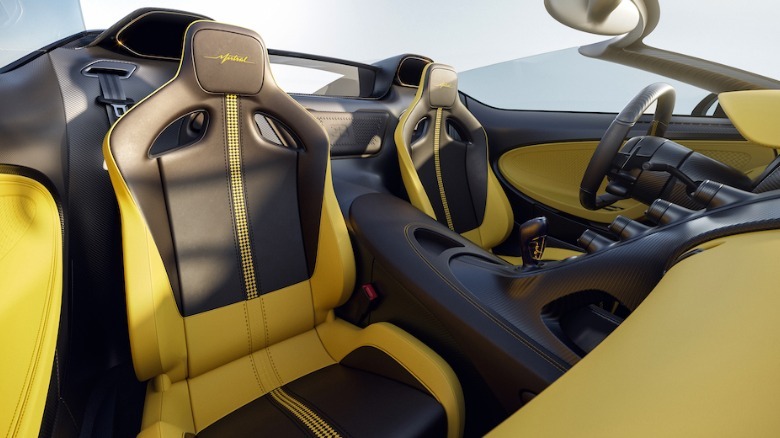 Bugatti W16 Mistral seats