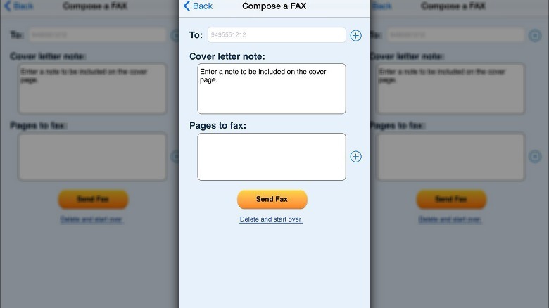 Faxburner app
