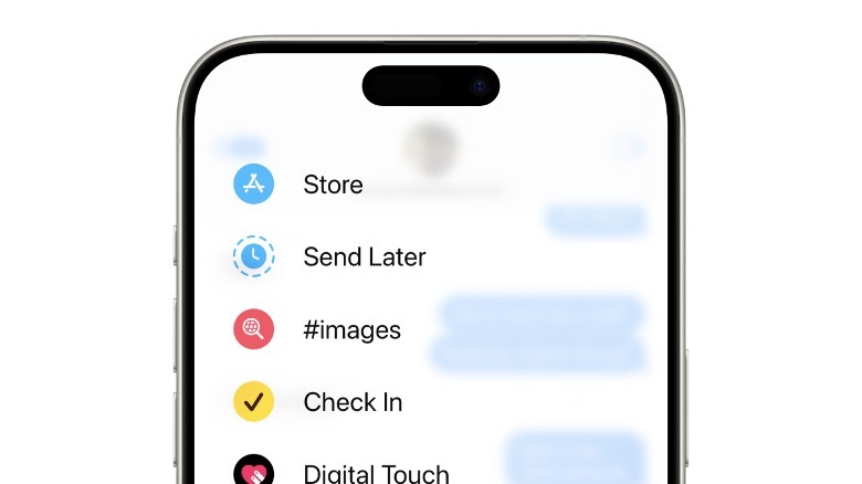 Send Later option on iPhone.