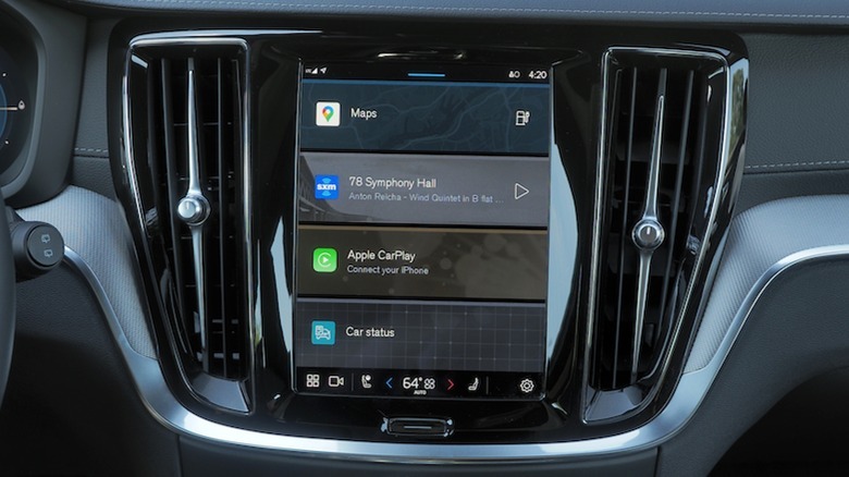 Infotainment screen