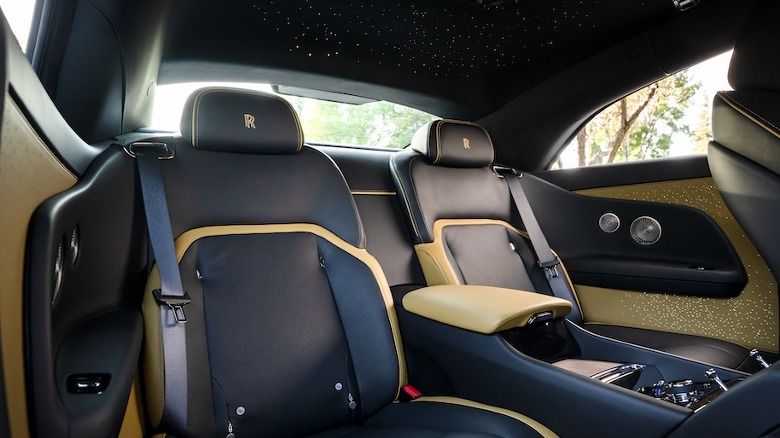 Spectre rear seats and starlight headliner