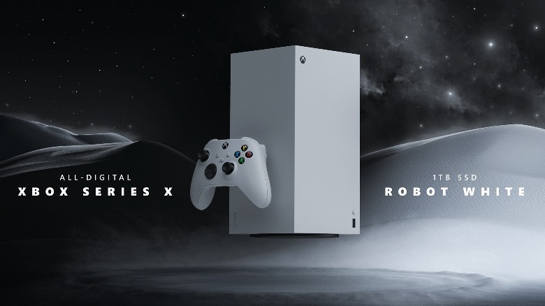 Xbox Series X in white