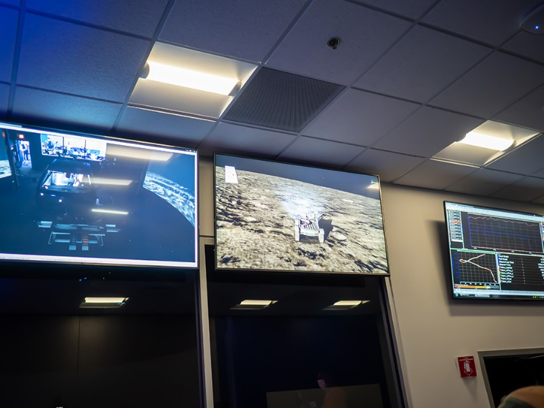 Driver in the Loop Lab monitors