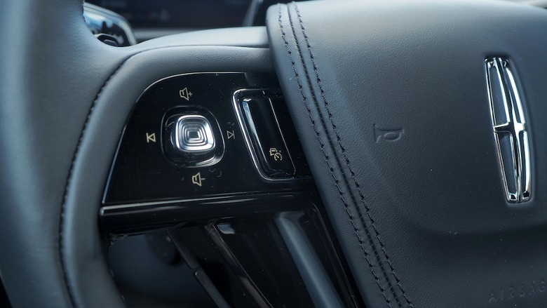 Steering wheel detail