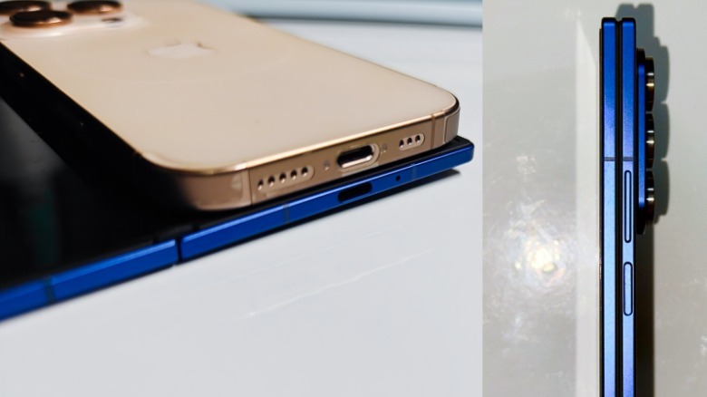 Thickness of Samsung Galaxy Z Fold 7.