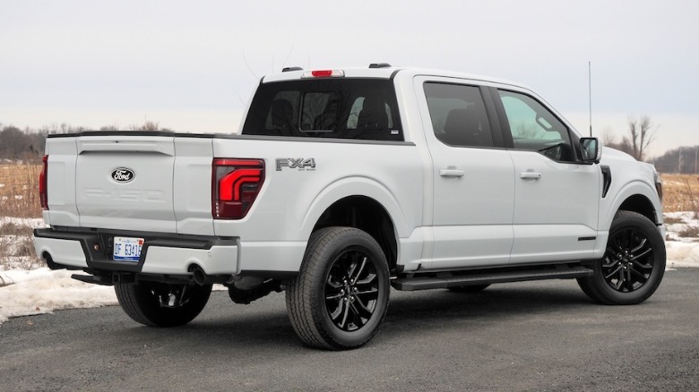 F-150 rear three-quarter view