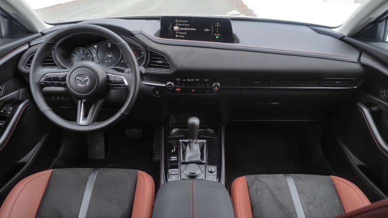 CX-30 Turbo Carbon dashboard