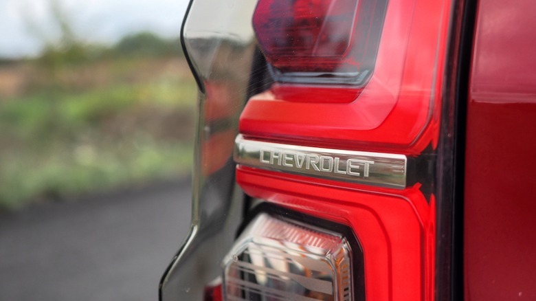 Chevrolet-branded rear light cluster