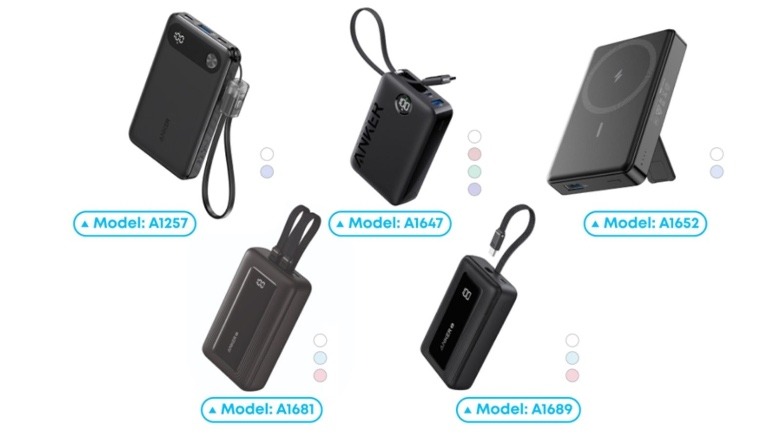 Anker power banks affected by recall.