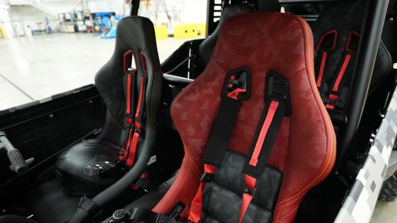 Scion 01 Concept Interior with Bucket Seats and Racing Harnesses