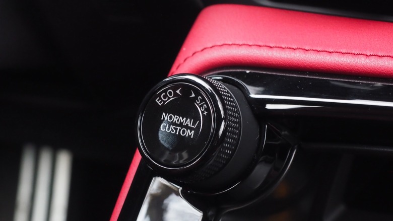 Lexus drive mode dial