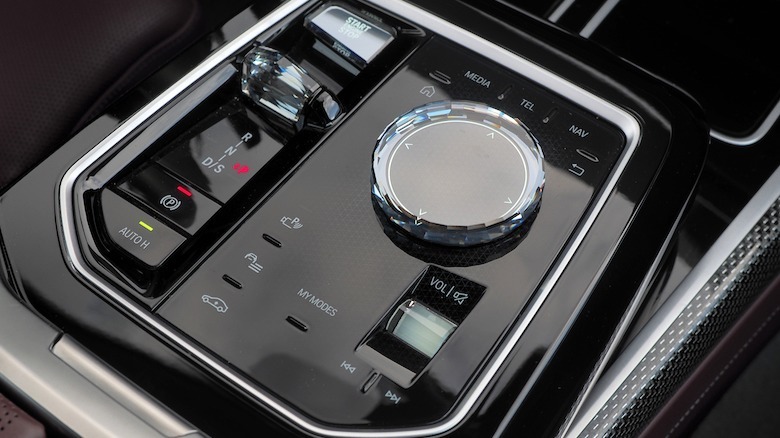 BMW 760i drive controls