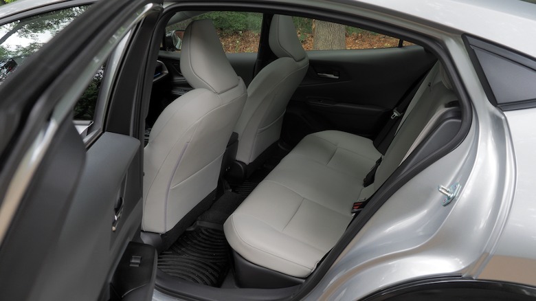 Prius rear seats