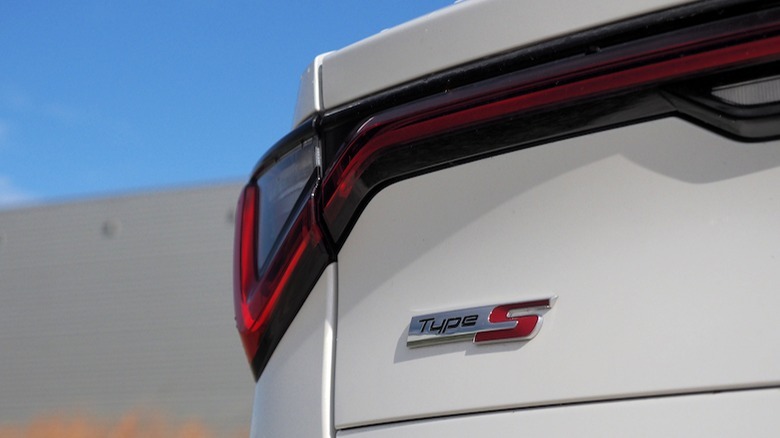 Type S badge on rear