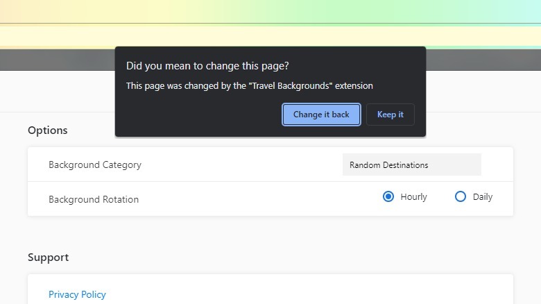 chrome new tab extension