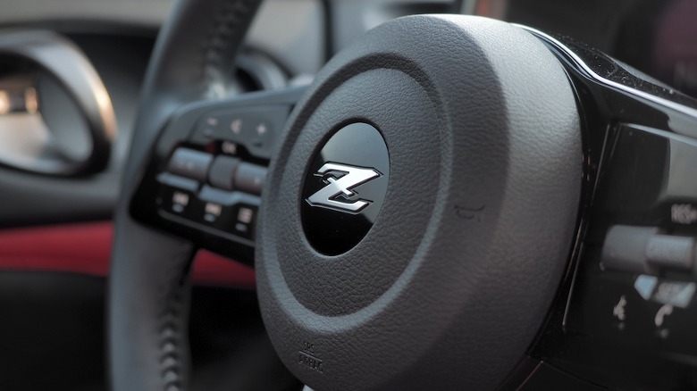 Steering wheel detail