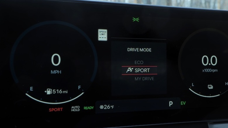 Drive mode UI