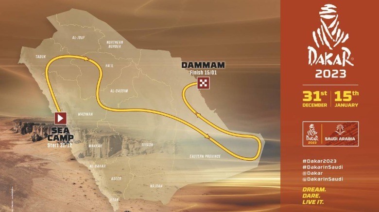Dakar 2023 Route