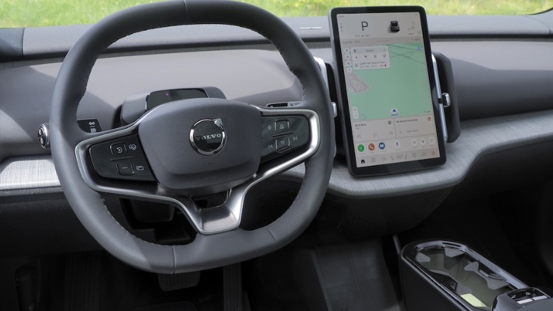 Dashboard from driver's POV