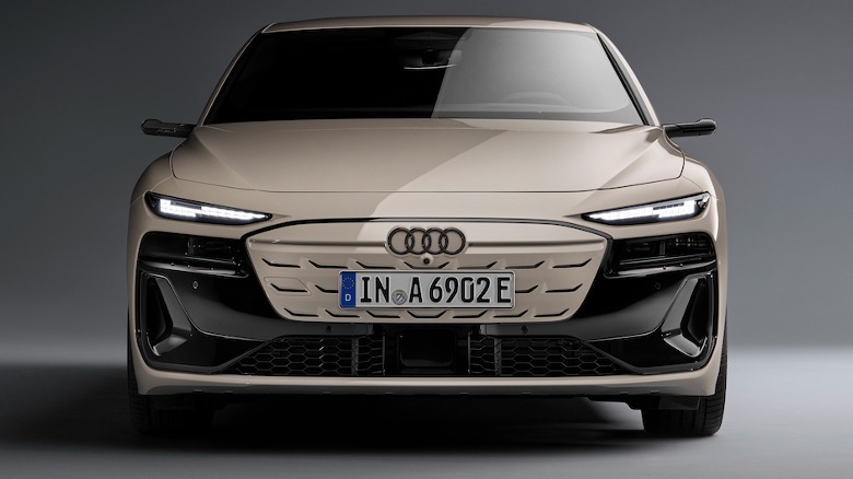 A6 e-tron front view