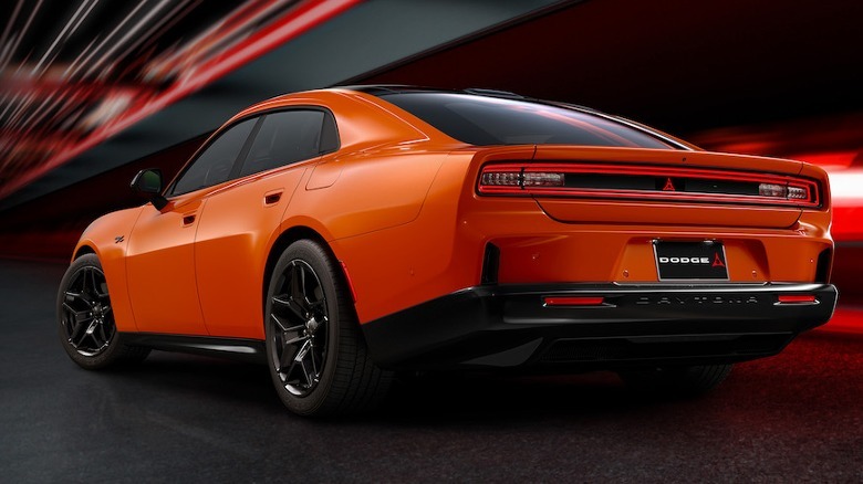 2024 Charger Daytona 4-Door rear 3/4