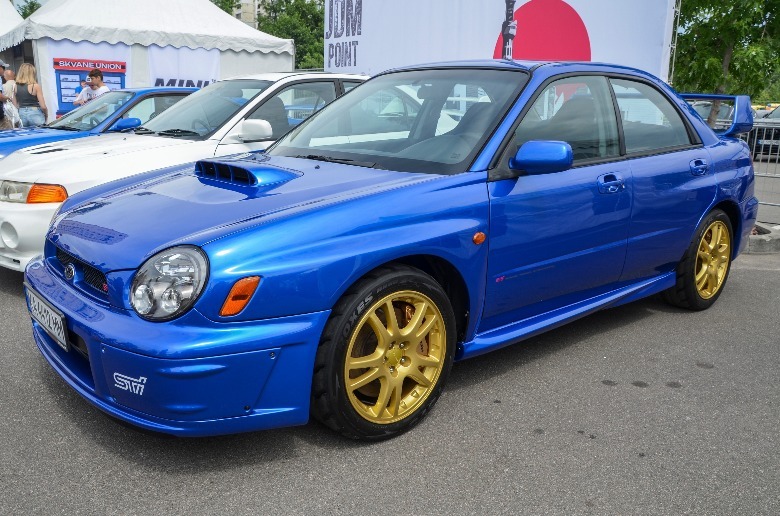 2000 Subaru WRX Bugeye front quarter