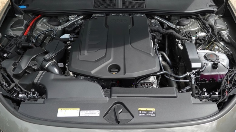 2025 Audi A5 engine bay