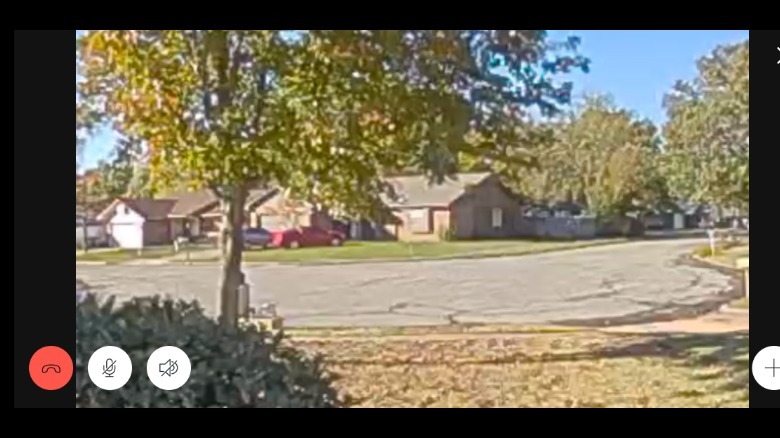 Ring Camera image view zoomed in