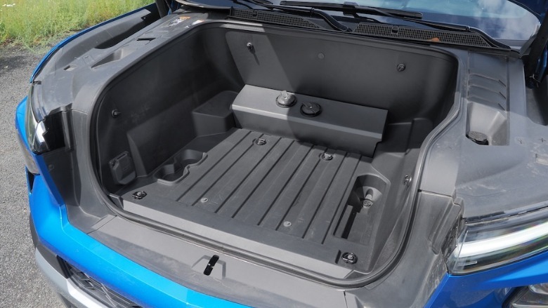 Silverado EV eTrunk open