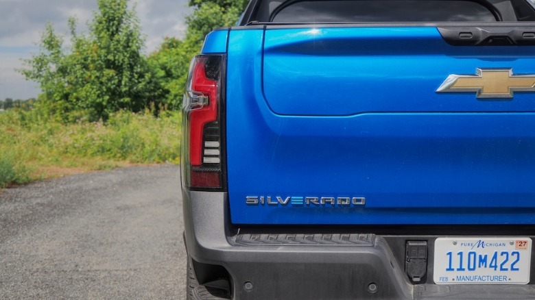 Silverado EV rear badge