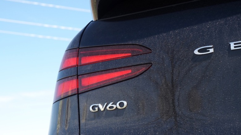GV60 rear badging