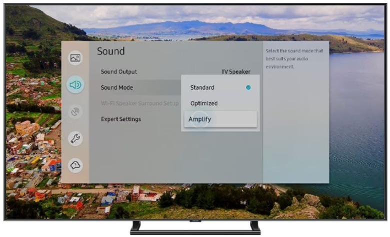 Samsung TV sound modes