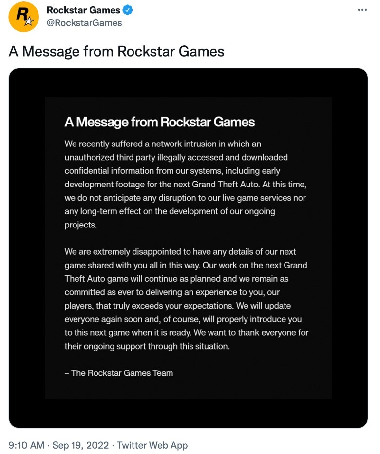 Rockstar Games screenshot