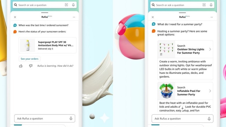 Amazon Rufus shopping chatbot