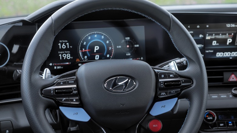 Elantra N steering wheel