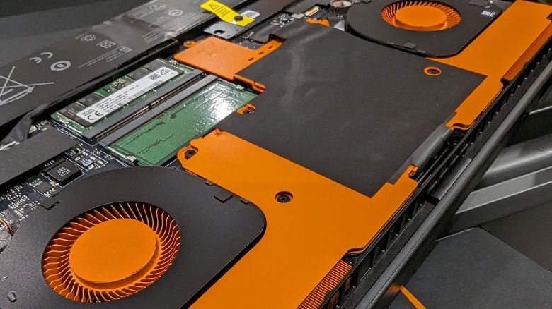 Razer laptop innards