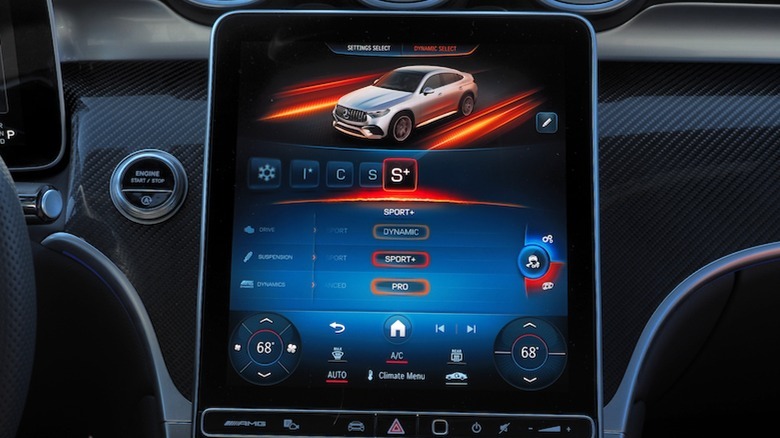 Touchscreen with drive modes