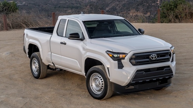 Toyota Tacoma SR5 parked off-road