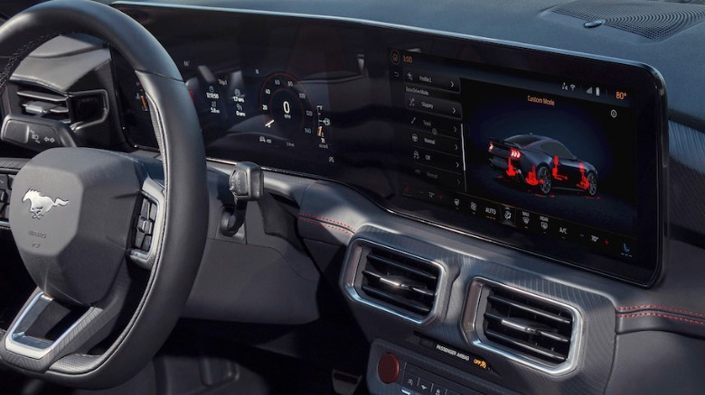 2024 Mustang infotainment screen