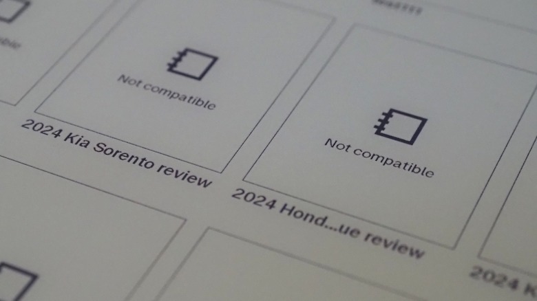 Not Compatible file warnings
