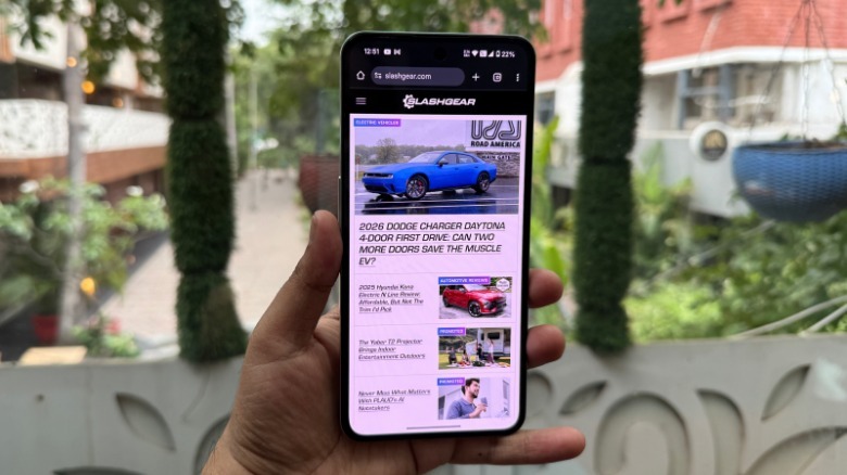 Surfing web on CMF Phone 2 Pro.