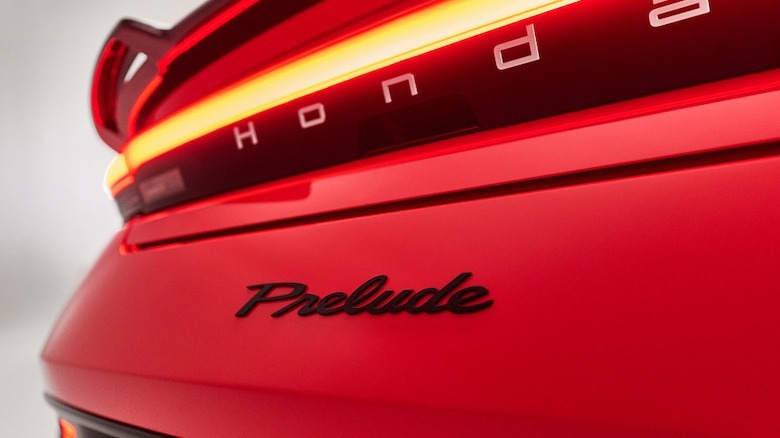Honda Prelude concept taillights