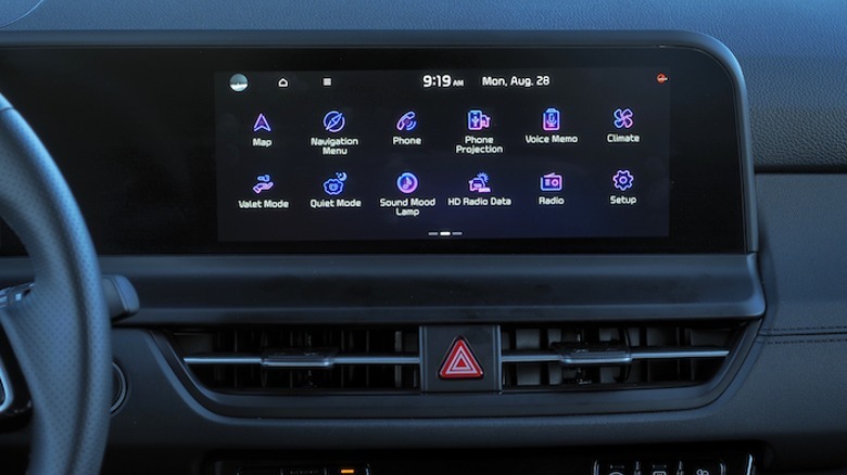 Infotainment display