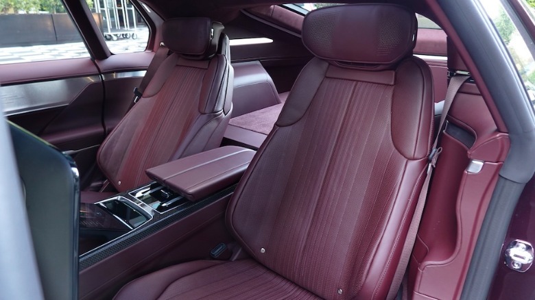 Celestiq rear seats