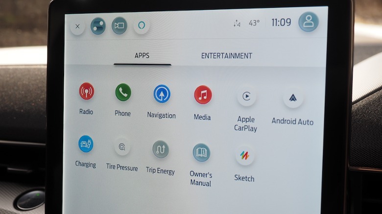 Apps interface