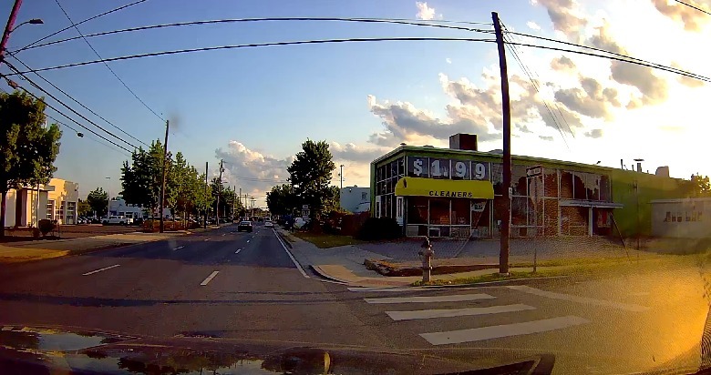 v300 dash cam footage sample