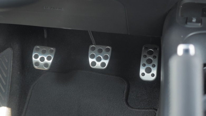 Three pedals